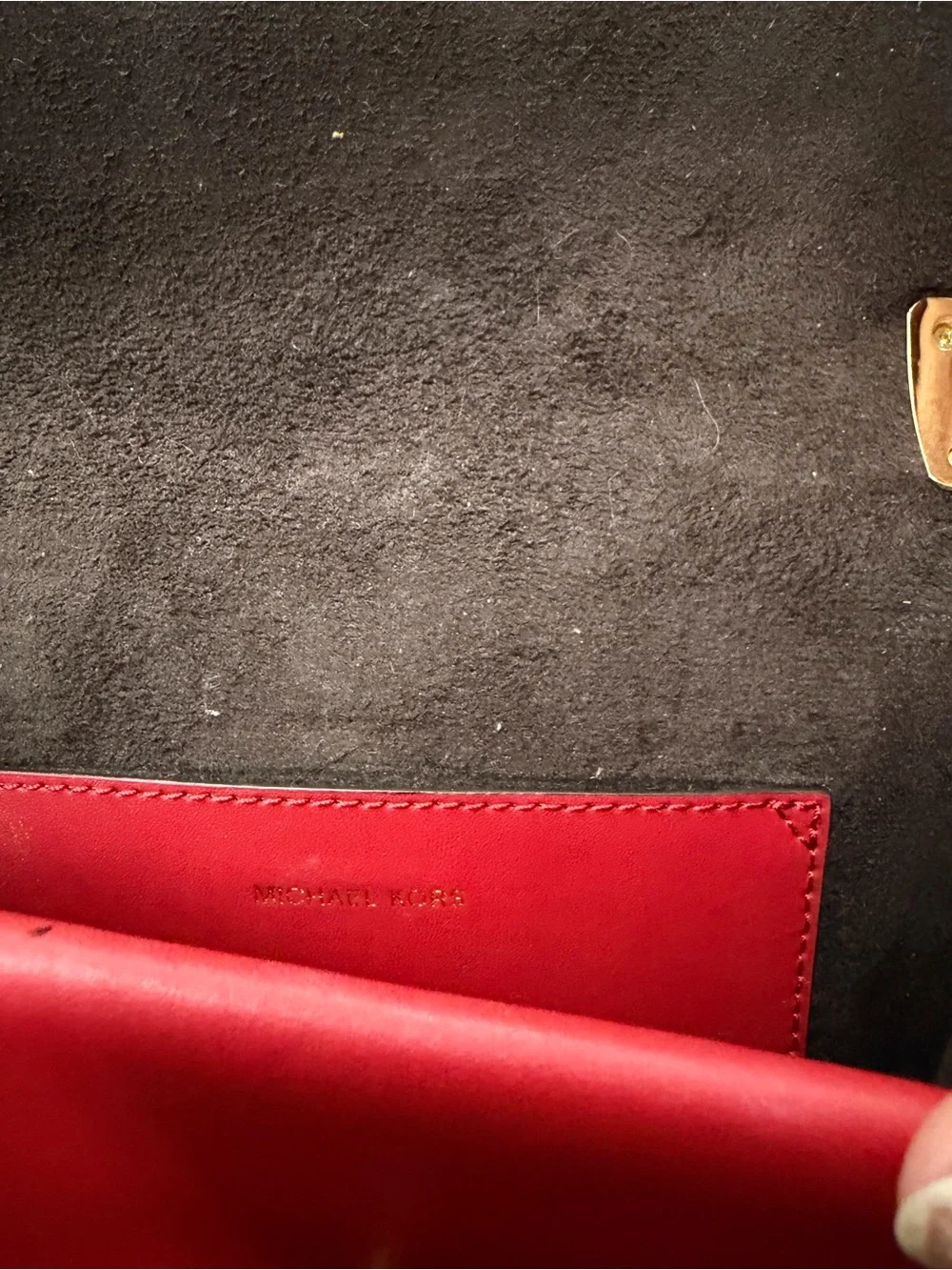 Michael Kors Greenwich Small Studded Snake-Embossed Leather Crossbody